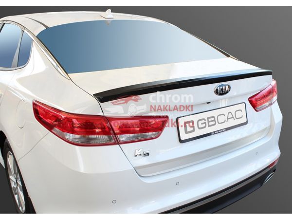 Спойлер черный на кромку багажника KIA Optima JF 2016-2019