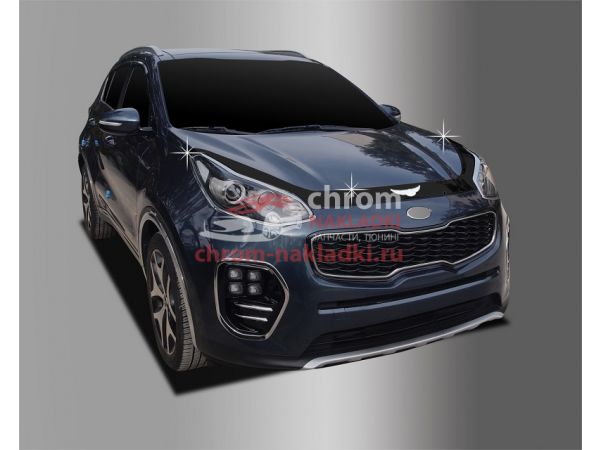 Дефлектор капота (Мухобойка) KIA SPORTAGE 2016-2020