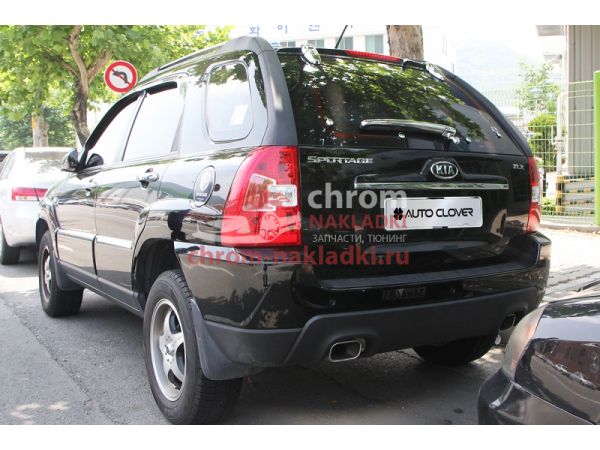 Хром пакет молдингов на щетку и патронники Kia Sportage 2004-2009