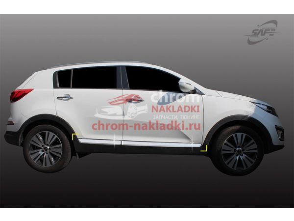 Хром молдинги на двери Kia Sportage R 2010-2016