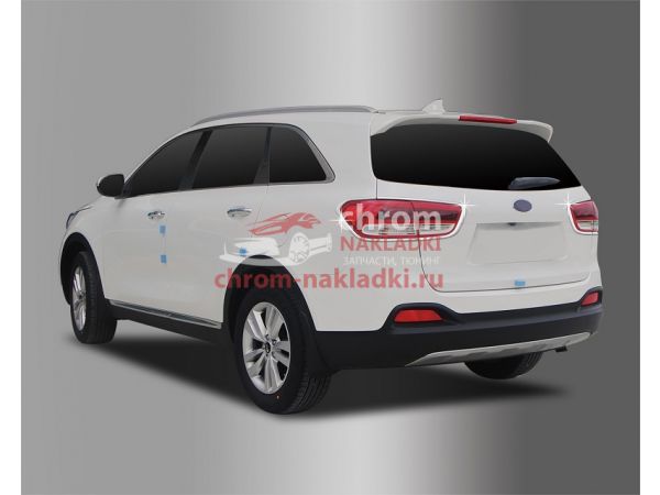 Хромированные окантовки на фонари KIA Sorento Prime