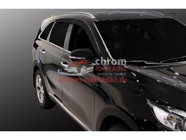 Дефлекторы (ветровики) окон для KIA Sorento Prime