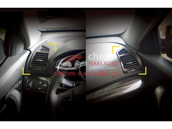 Молдинги интерьера карбон Kia Sorento R 2009-2012