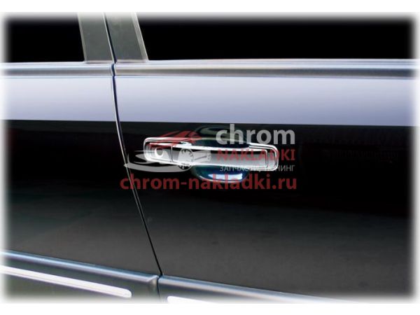 Накладки на дверные ручки хром для SsangYong Rexton 2001-2012/Rodius 2004-2008