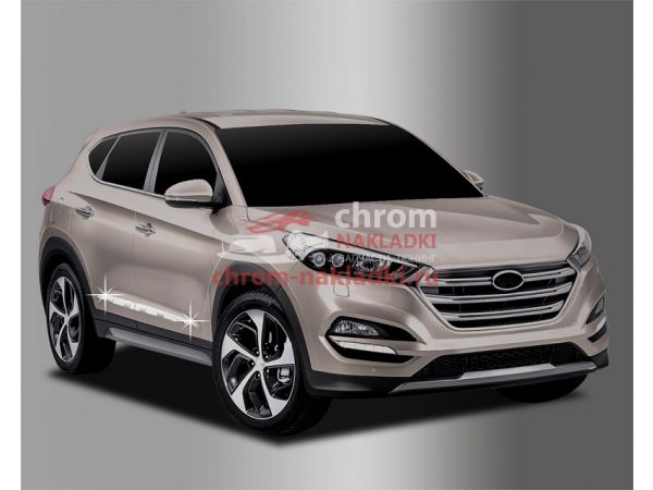 Накладки на двери хромированные для Hyundai Tucson TL 2015-2020