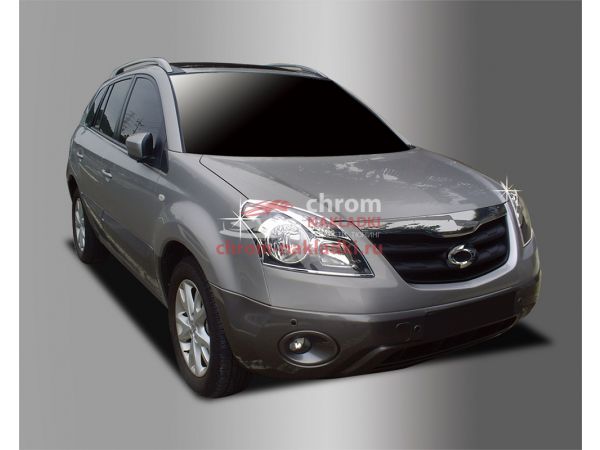 Молдинги передних фар Renault Koleos QM5 2008-2011