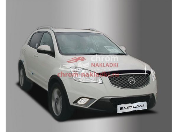 Накладка (дефлектор) капота для SsangYong Actyon New (Korando C) 2010-12