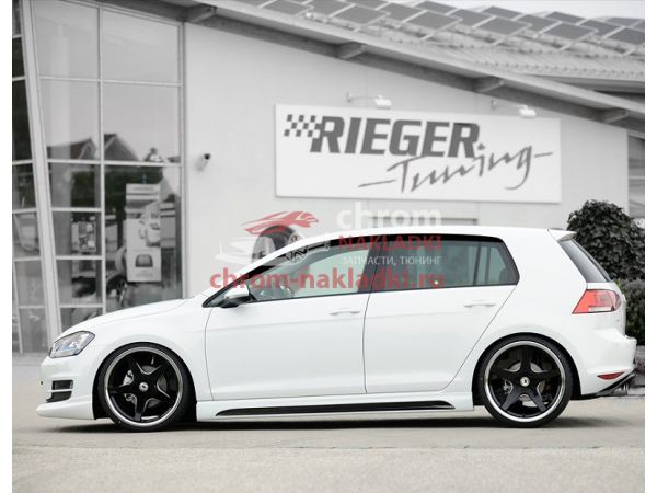 Дефлекторы (ветровики) окон темные для Volkswagen Golf 2012 - 2023