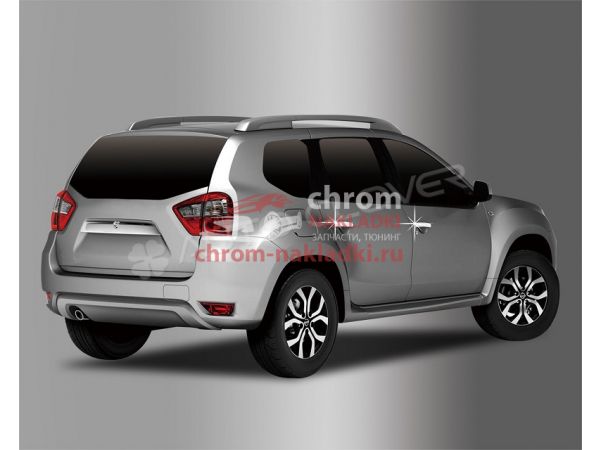 Хромированные накладки ручек дверей Nissan Terrano / Renault Duster