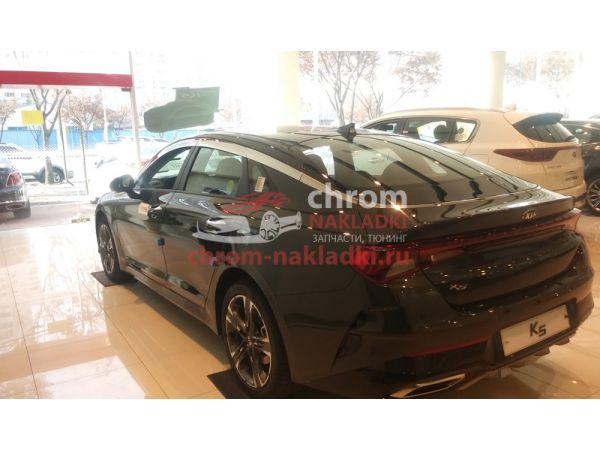 Дефлекторы (ветровики) окон хром  для KIA Optima  K5 2020-2023