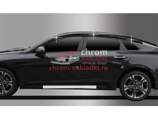 Дефлекторы (ветровики) окон темные для KIA Optima K5 2020-2023