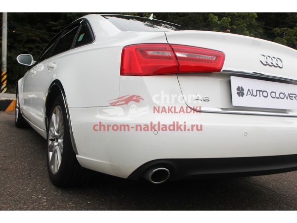 Накладки арок крыльев хром на Audi A6 2011-2022