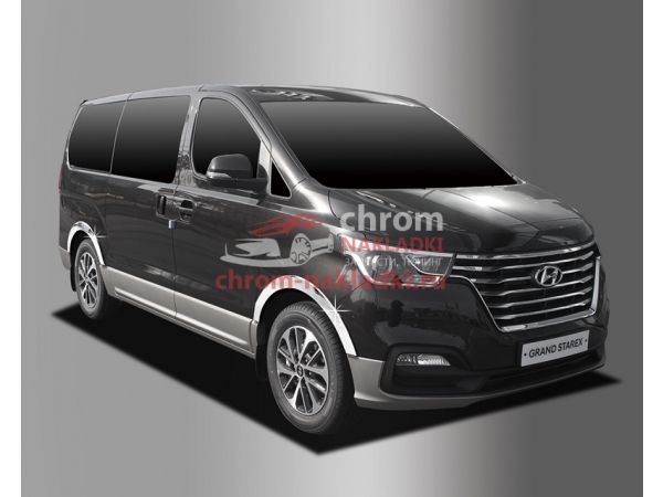 НАКЛАДКИ АРОК КРЫЛЬЕВ ХРОМИРОВАННЫЕ HYUNDAI GRAND STAREX URBAN