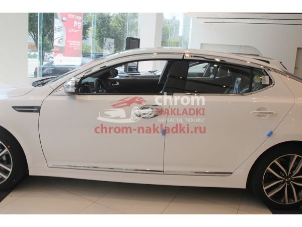 Молдинги дверей хромированные KIA Optima K5 TF 2011-2015