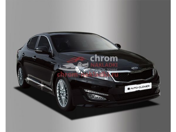 Молдинги дверей хромированные KIA Optima K5 TF 2011-2015