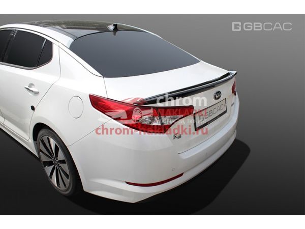 СПОЙЛЕР БЕЛЫЙ НА КРОМКУ БАГАЖНИКА KIA OPTIMA K5 TF 2011-2014