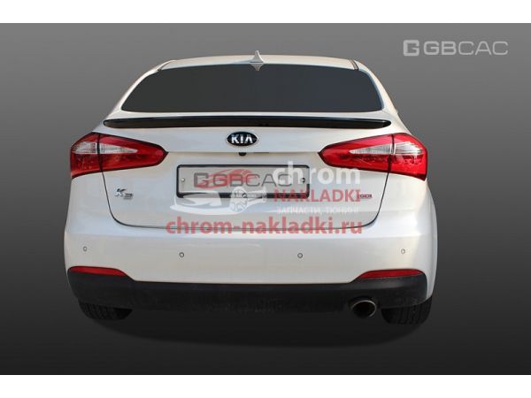 Спойлер карбон на кромку багажника KIA K3 CERATO 2013-2017