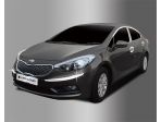 Молдинги хромированные на бампера KIA K3 CERATO 2013-2015