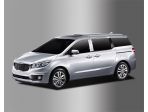 Хром накладки на стойки дверей KIA ALL NEW CARNIVAL 2014-2020