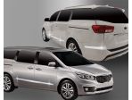 Молдинги дверей хромированные KIA ALL NEW CARNIVAL 2014-2020