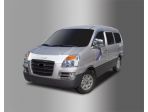 Блестящий дефлектор на капот Hyundai Starex 2004-2006