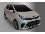 Хромированные молдинги на передние фары KIA Picanto / Morning JA 2017-2022