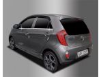 Хромированные накладки на низа окон Kia Picanto 2011-2016