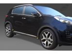 Хромированные молдинги дверей на KIA SPORTAGE 2016-2020