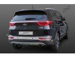 Молдинги на задний бампер KIA SPORTAGE 2016-2020