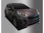 Хромированные накладки передних фар KIA SPORTAGE 2016-н.в.