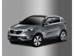 Дефлекторы (ветровики) окон темные Kia Sportage R 2010-2016