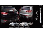 Хром накладки на задний стеклоочиститель и парктронники Kia Sportage 2010-2016/HYUNDAI IX35 (TUCSON IX) 2009-2015