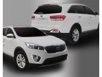 Хром накладки на противотуманные фары (передние+задние) Kia Sorento Prime