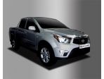 Дефлектор капота хром SsangYong Actyon Sport