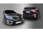 Молдинги противотуманных фар для Kia Sorento R 2013-2020