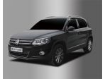 Дефлекторы (ветровики) окон темные для Volkswagen Tiguan 2007-2017