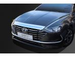 Дефлектор капота (Мухобойка) хромированный Hyundai Sonata DN8 2019-2021