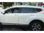 Дефлекторы (ветровики) хром на боковые окна из 6 шт Honda CRV 2017 -2021