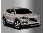 Накладки на двери хромированные для Hyundai Tucson TL 2015-2020