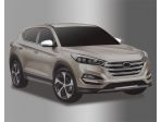 Хромированные накладки зеркал Hyundai Tucson TL 2015-2020