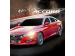 Дефлекторы (ветровики) окон хромированные из 6 шт Honda Accord 2018-2021