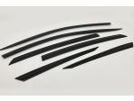 Дефлекторы (ветровики) окон черные из 6 шт для Honda Accord 2018-2021