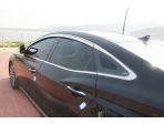Дефлекторы (ветровики) окон хромированные из 6 частей Hyundai Grandeur HG 2011-2016