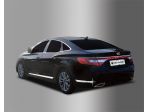 Хром молдинги на задний бампер Hyundai Grandeur HG 2011-2016