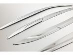 Дефлекторы (ветровики) окон хромированные из 6 шт Hyundai Grandeur 2020-2024