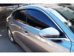Дефлекторы (ветровики) окон с хром молдингом для Hyundai Grandeur IG 2017-2020