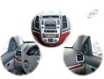 Молдинги интерьера хромированные Hyundai Santa Fe CM 2009-2011