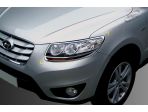 Хромированные молдинги передних фар Hyundai Santa Fe CM 2006-2011