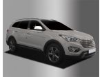 Накладки на зеркала хром Hyundai Santa Fe DM / Grand Santa Fe / Maxcruz