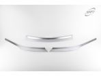 Дефлектор капота (Мухобойка) хромированный Hyundai Santa Fe DM 2012-2018
